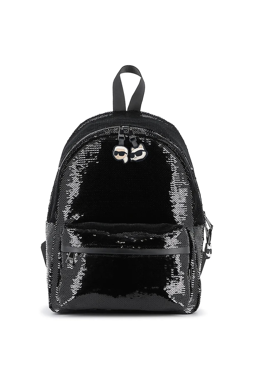 Karl Lagerfeld ghiozdan copii culoarea negru, mic, uni, Z31026