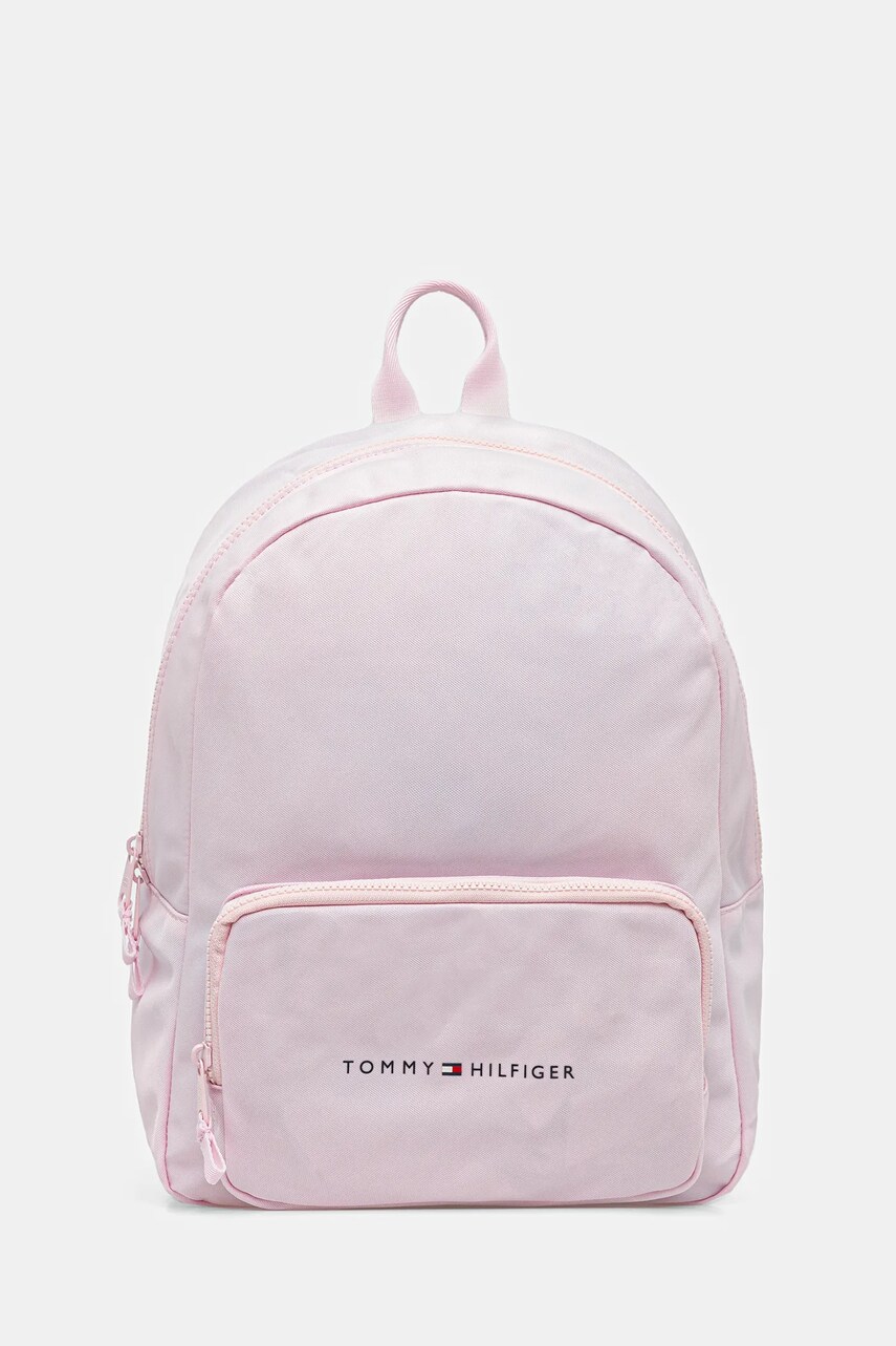 Levně Dětský batoh Tommy Hilfiger růžová barva, velký, AU0AU01864