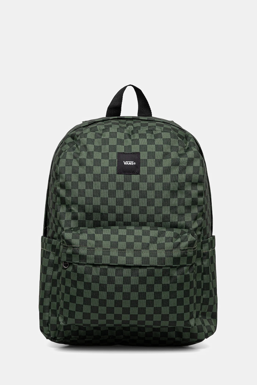 Vans hátizsák Old Skool Grom Check zöld, nagy, mintás, VN000J3KEN61 akciós termékkép 1