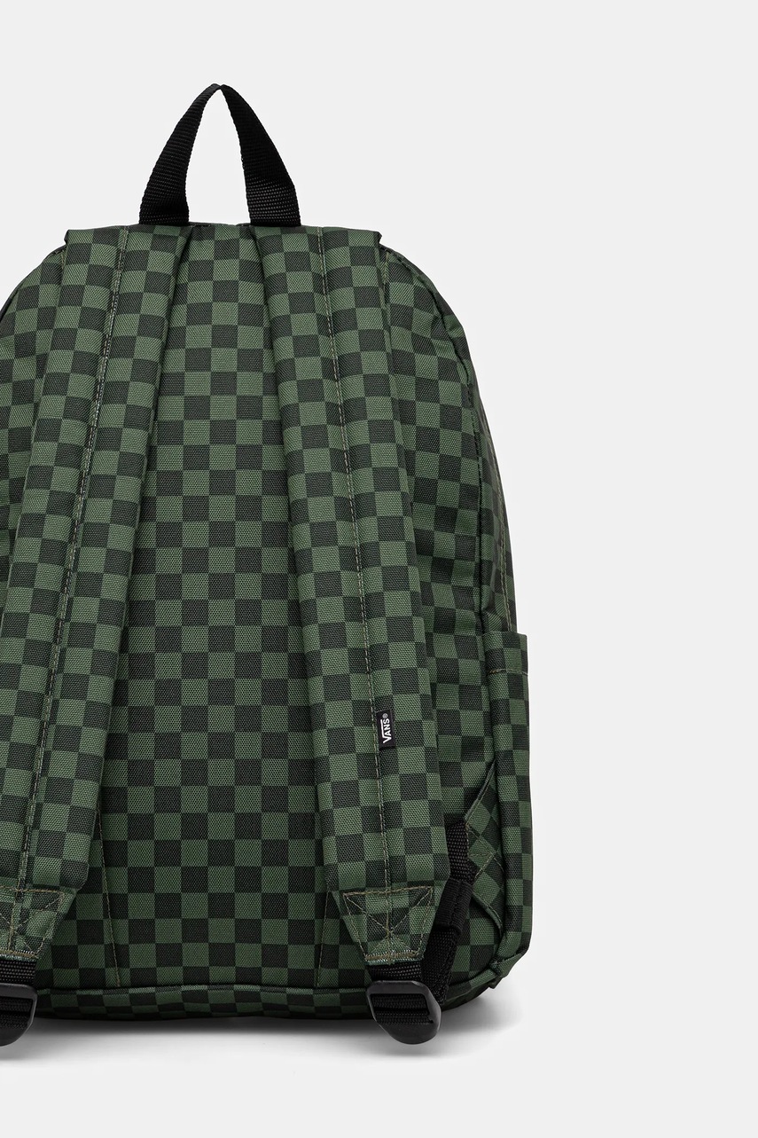 Vans hátizsák Old Skool Grom Check zöld, nagy, mintás, VN000J3KEN61 termék 2. képe