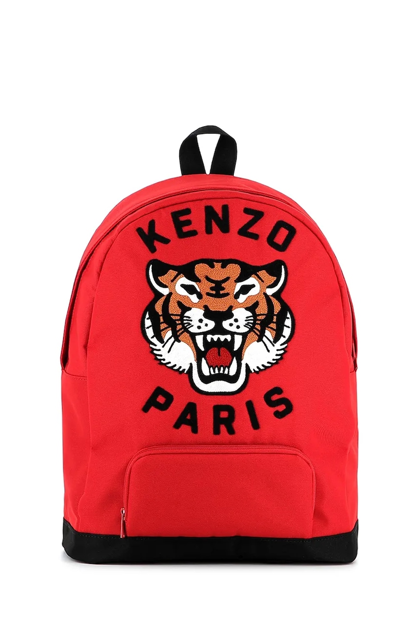 Kenzo Kids rucsac culoarea rosu, mare, cu imprimeu, K61221