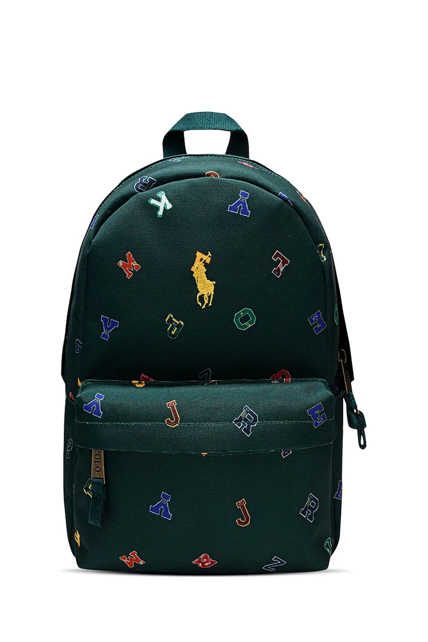 Levně Dětský batoh Polo Ralph Lauren zelená barva, velký, 9AR179