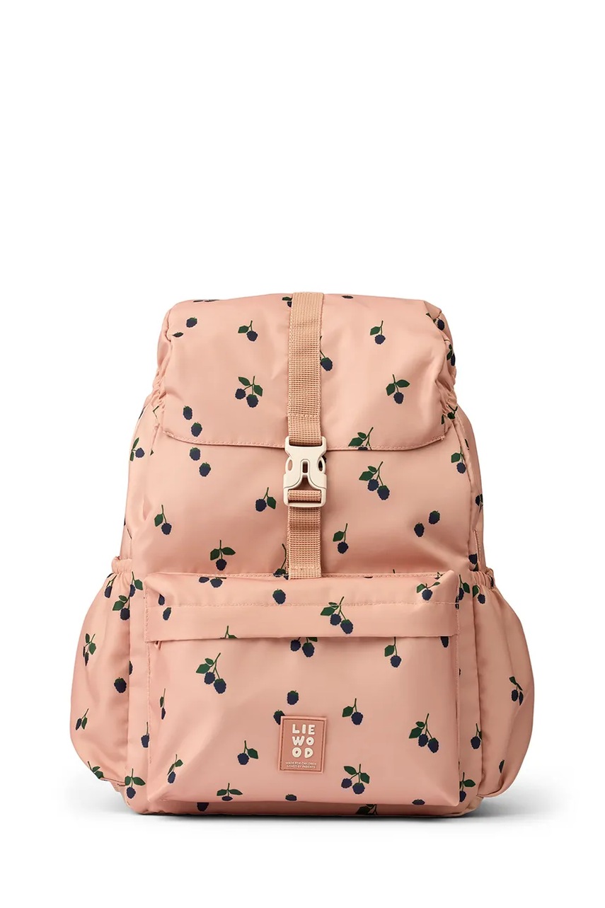 Детский рюкзак Liewood Johnny School Backpack цвет оранжевый большой узор LW20089