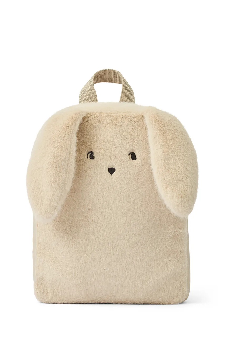 Liewood ghiozdan copii Denise Rabbit Backpack culoarea bej, mic, uni, LW20090