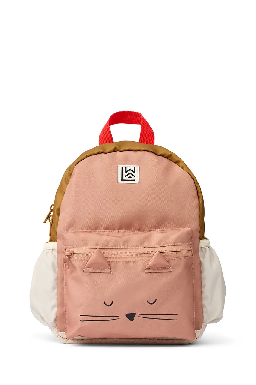 Детский рюкзак Liewood Andreas Cat Backpack цвет оранжевый маленький узор LW20369