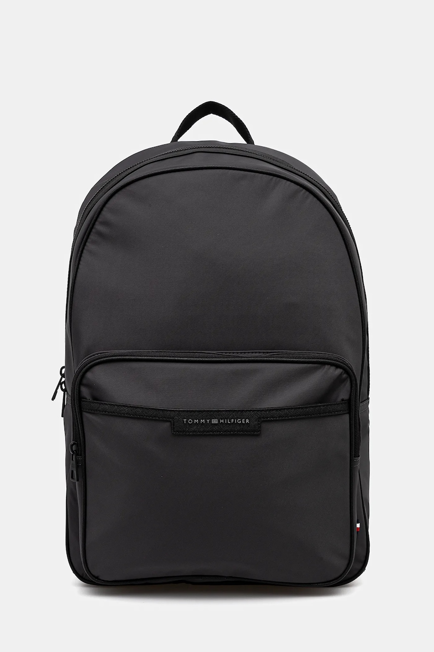 Levně Batoh Tommy Hilfiger pánský, šedá barva, velký, AM0AM13464