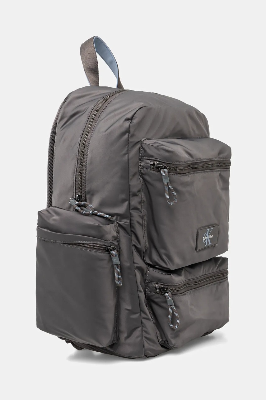 Рюкзак Calvin Klein цвет серый большой однотонная LV04G3122G