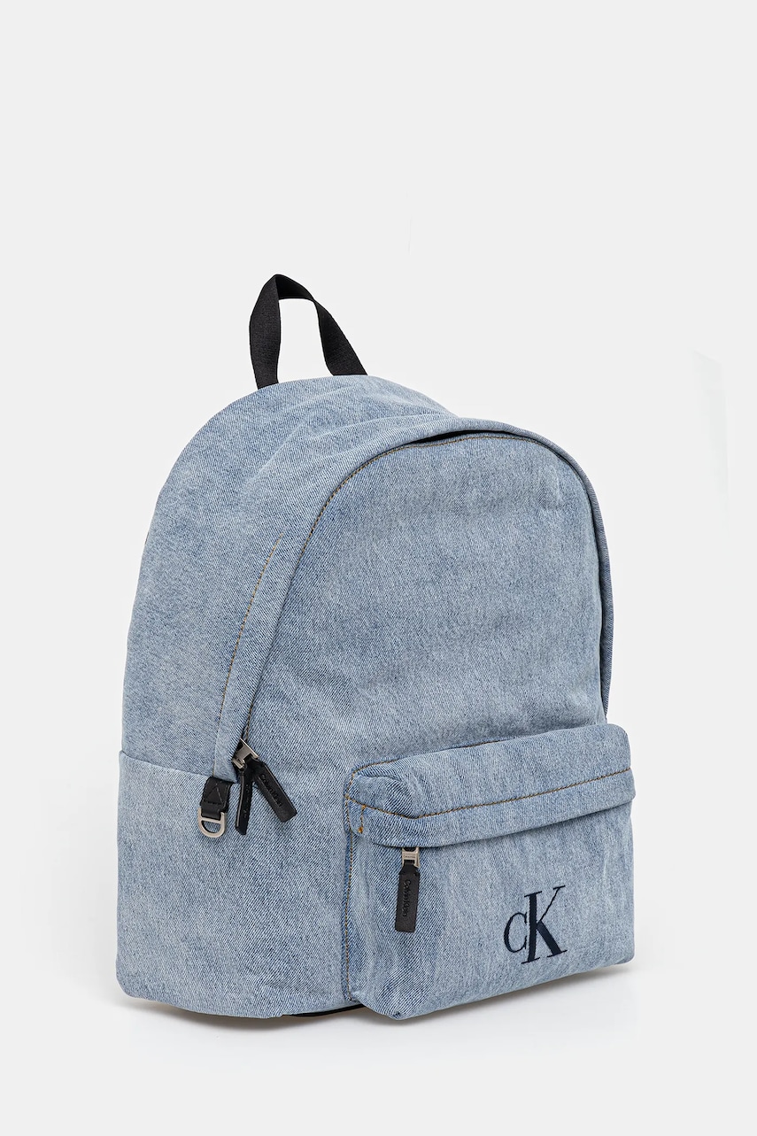 Джинсовый рюкзак Calvin Klein большой однотонная LV04G3138G Джинсовый рюкзак Calvin Klein большой однотонная LV04G3138G