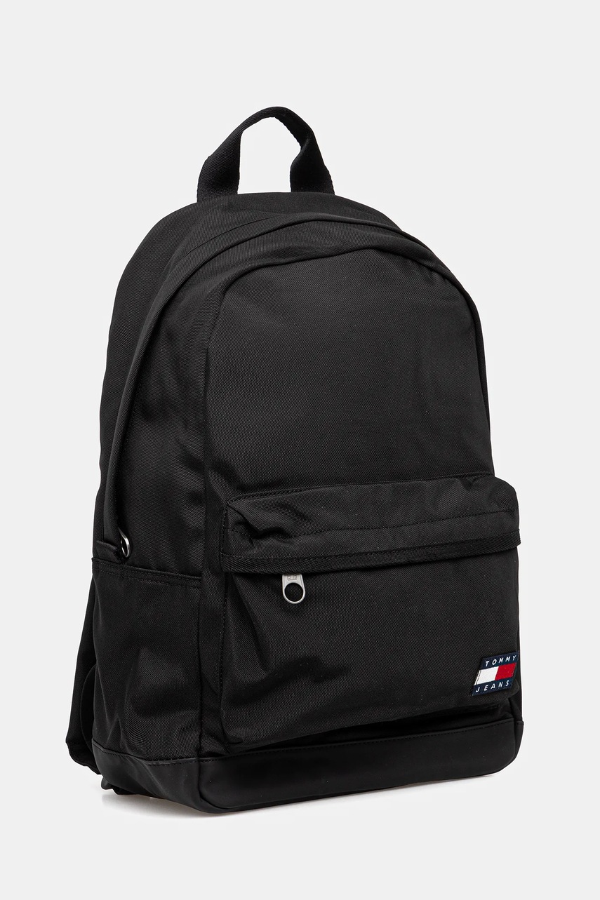 Рюкзак Tommy Jeans цвет чёрный большой с аппликацией AM0AM13400