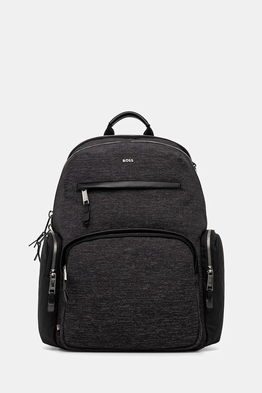 BOSS rucsac culoarea gri, mare, uni, 50548018