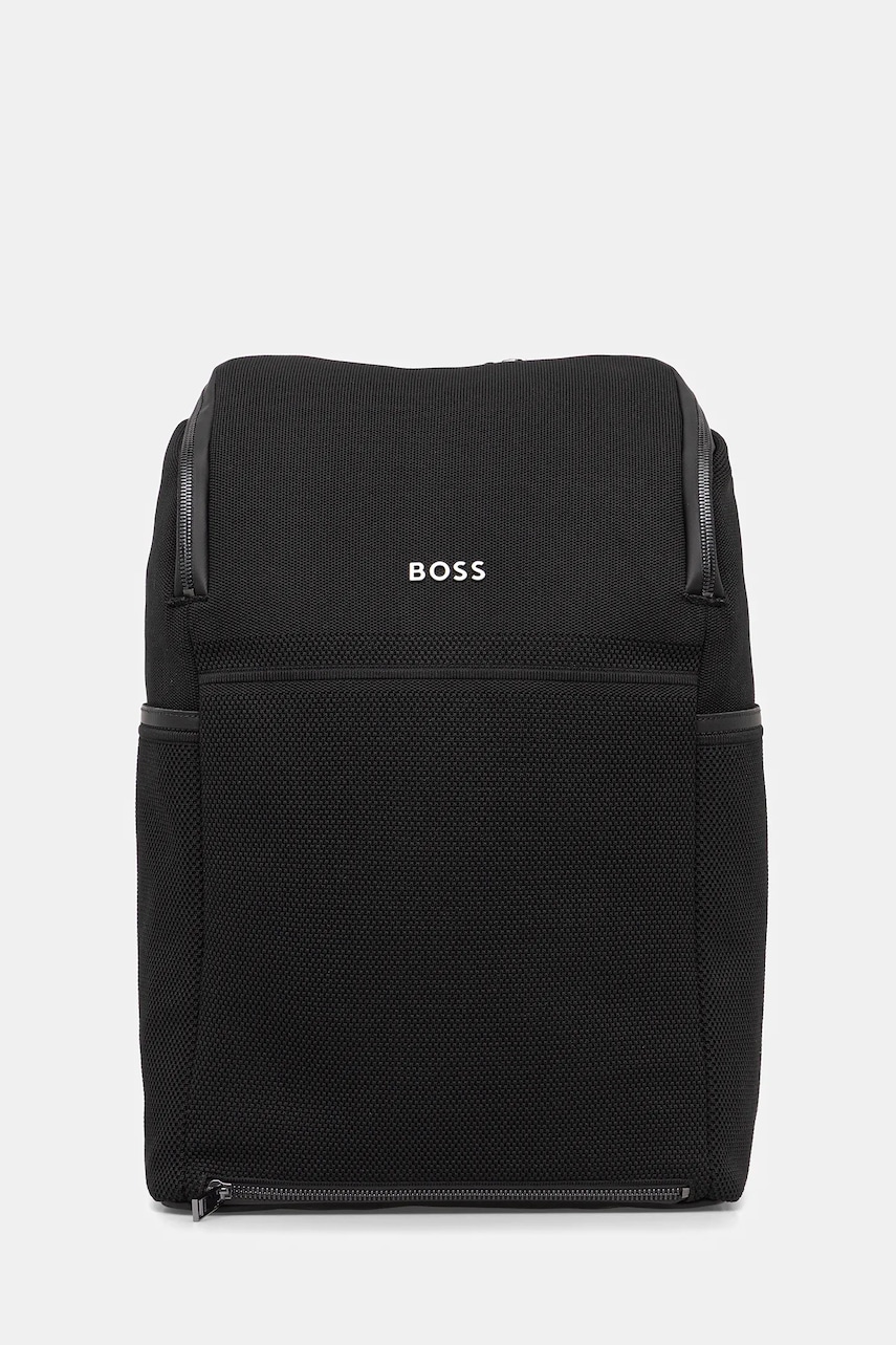 BOSS rucsac culoarea negru, mare, uni, 50548311