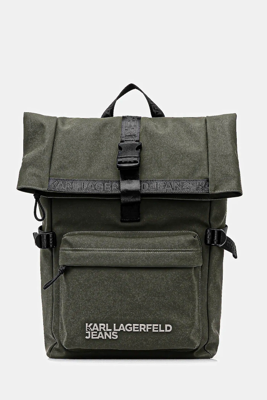 Karl Lagerfeld Jeans rucsac culoarea negru, mare, uni, A3M30246