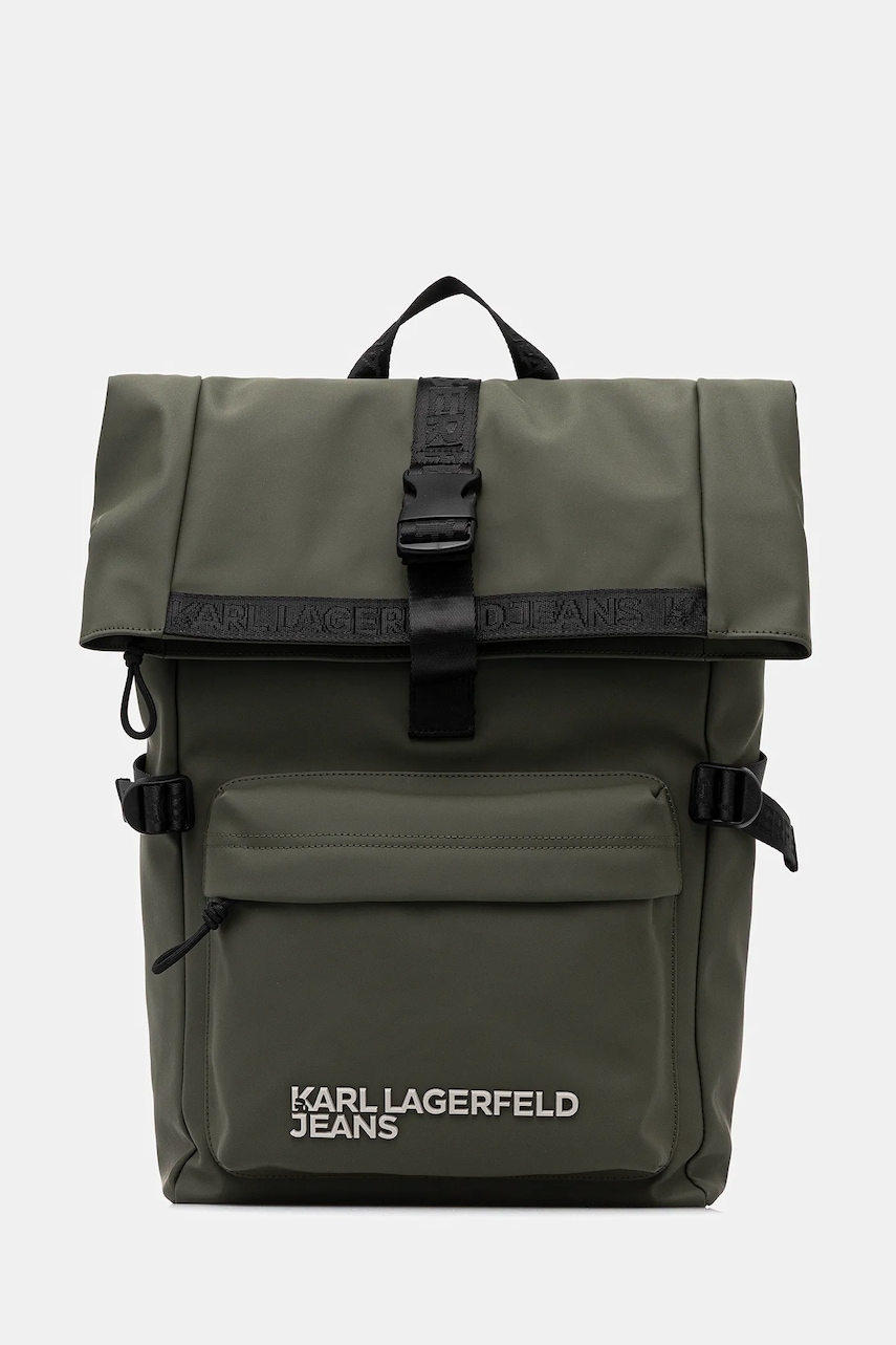 Karl Lagerfeld Jeans rucsac culoarea negru, mare, uni, A3M30246