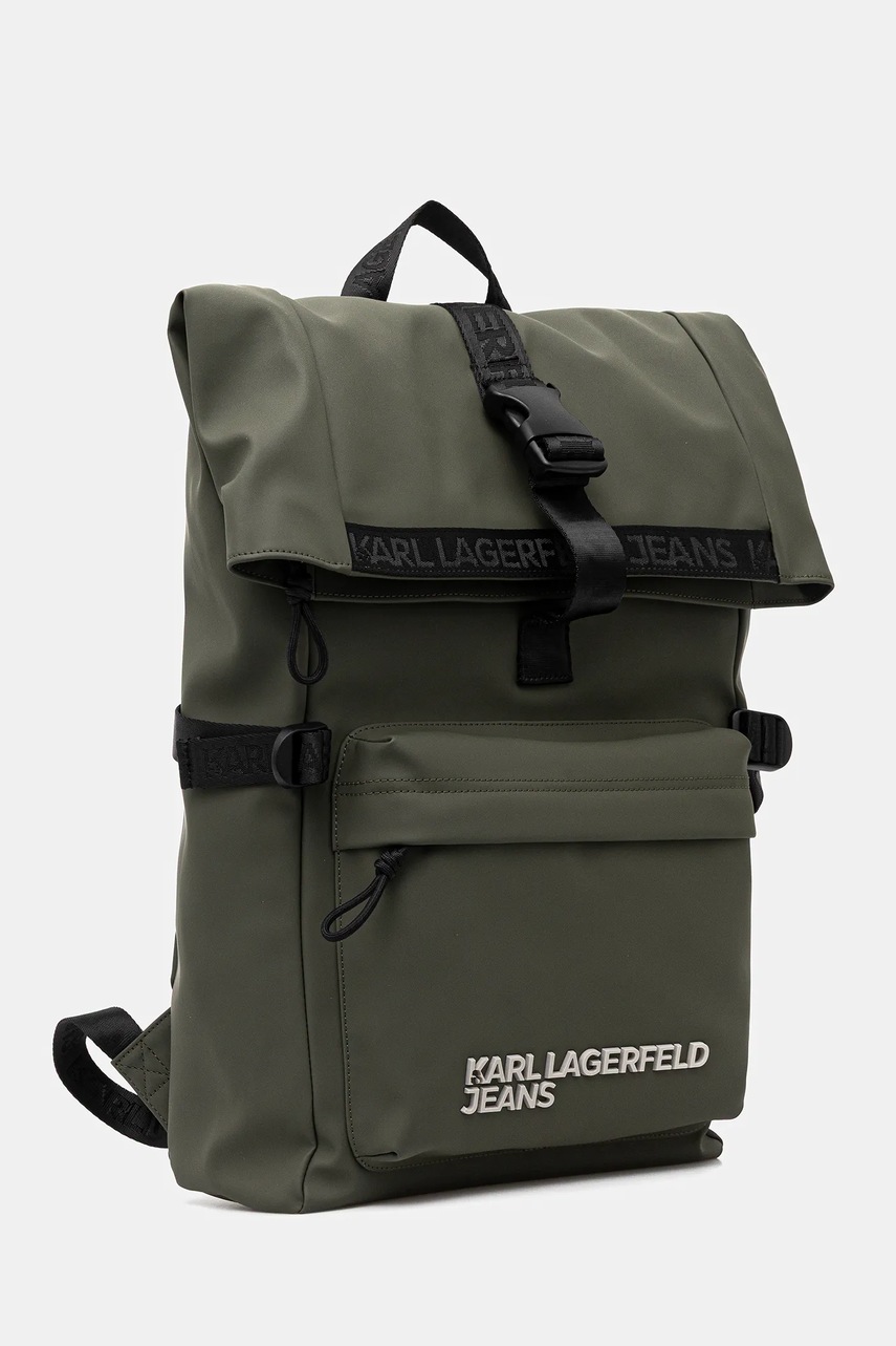 Рюкзак Karl Lagerfeld Jeans цвет чёрный большой однотонный A3M30246