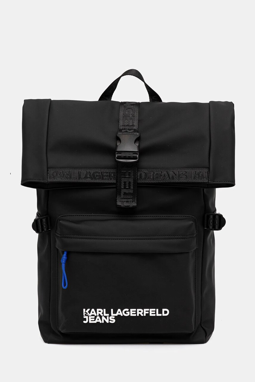 Karl Lagerfeld Jeans rucsac culoarea negru, mare, uni, A3M30246