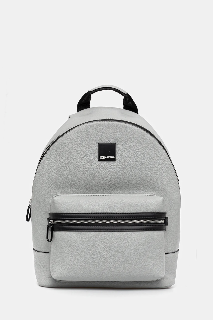 Karl Lagerfeld Jeans rucsac culoarea gri, mare, uni, A3M30335