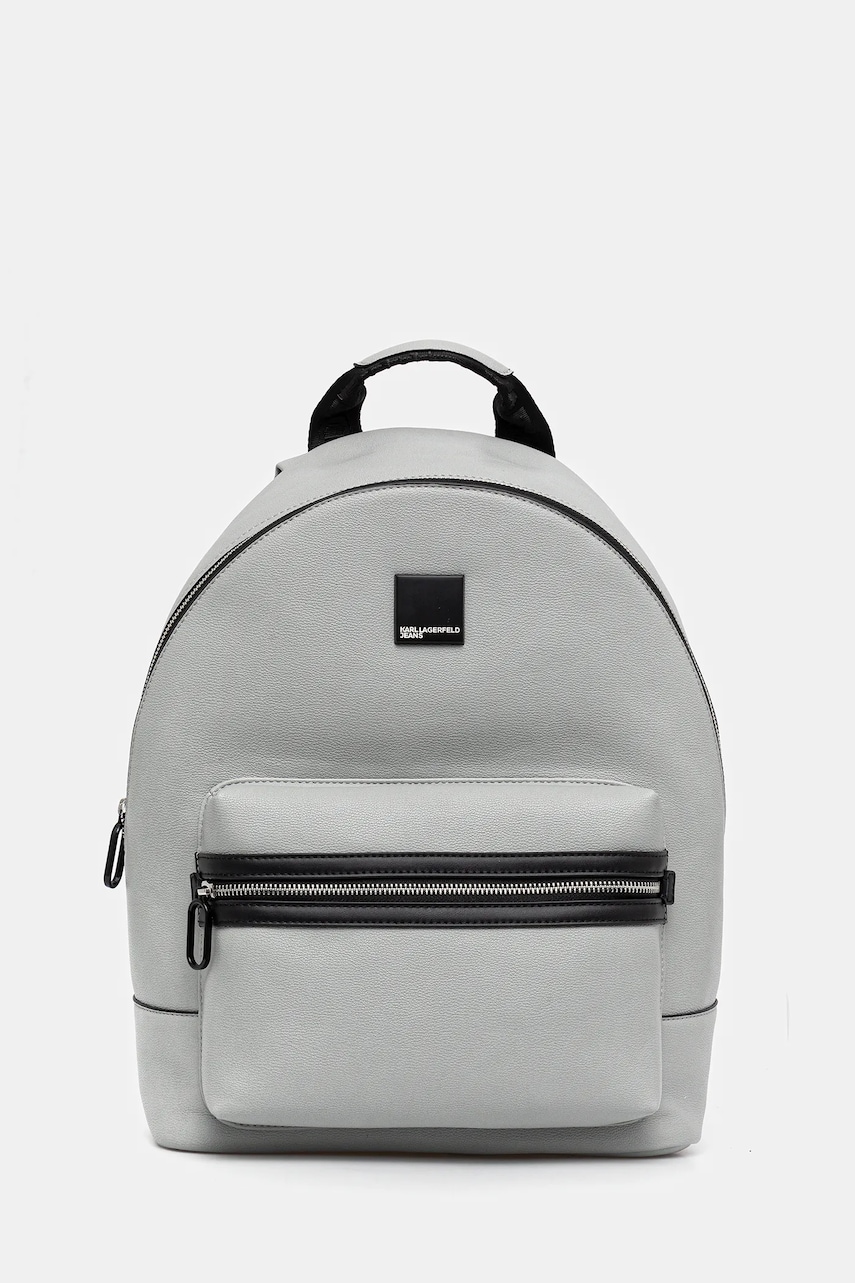 Karl Lagerfeld Jeans rucsac culoarea gri, mare, uni, A3M30335