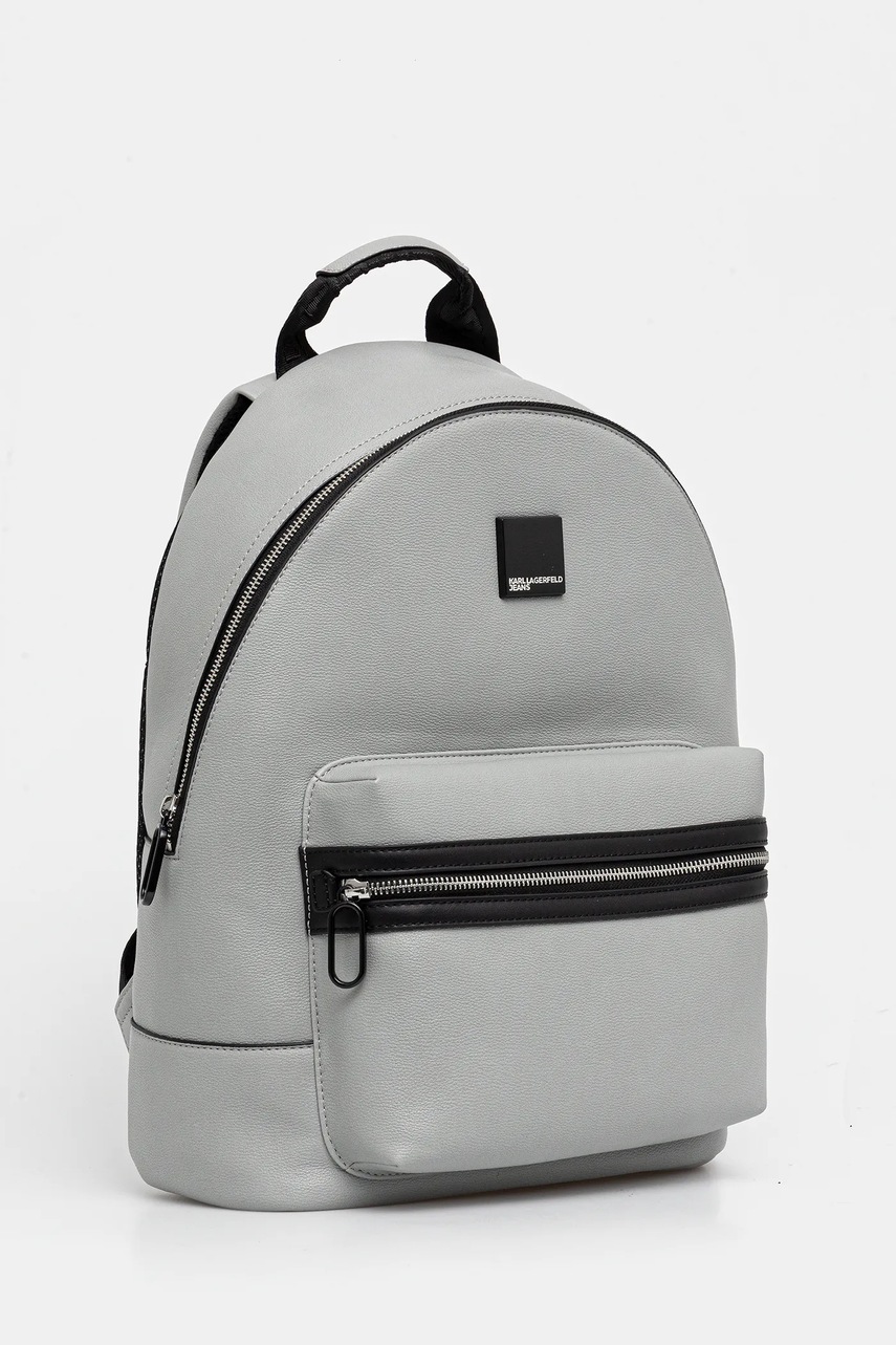 Рюкзак Karl Lagerfeld Jeans цвет серый большой однотонная A3M30335