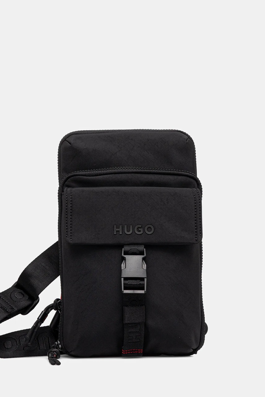 HUGO borsetă culoarea negru, 50547277