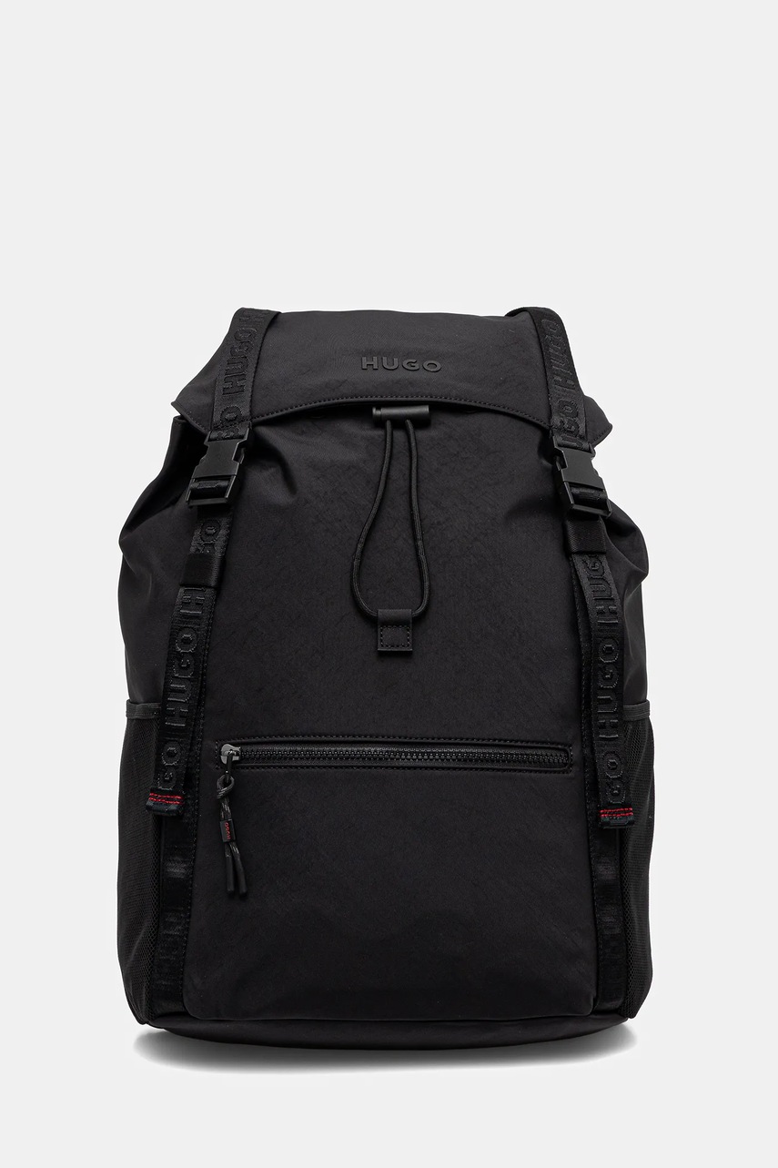 HUGO rucsac culoarea negru, mare, uni, 50547294