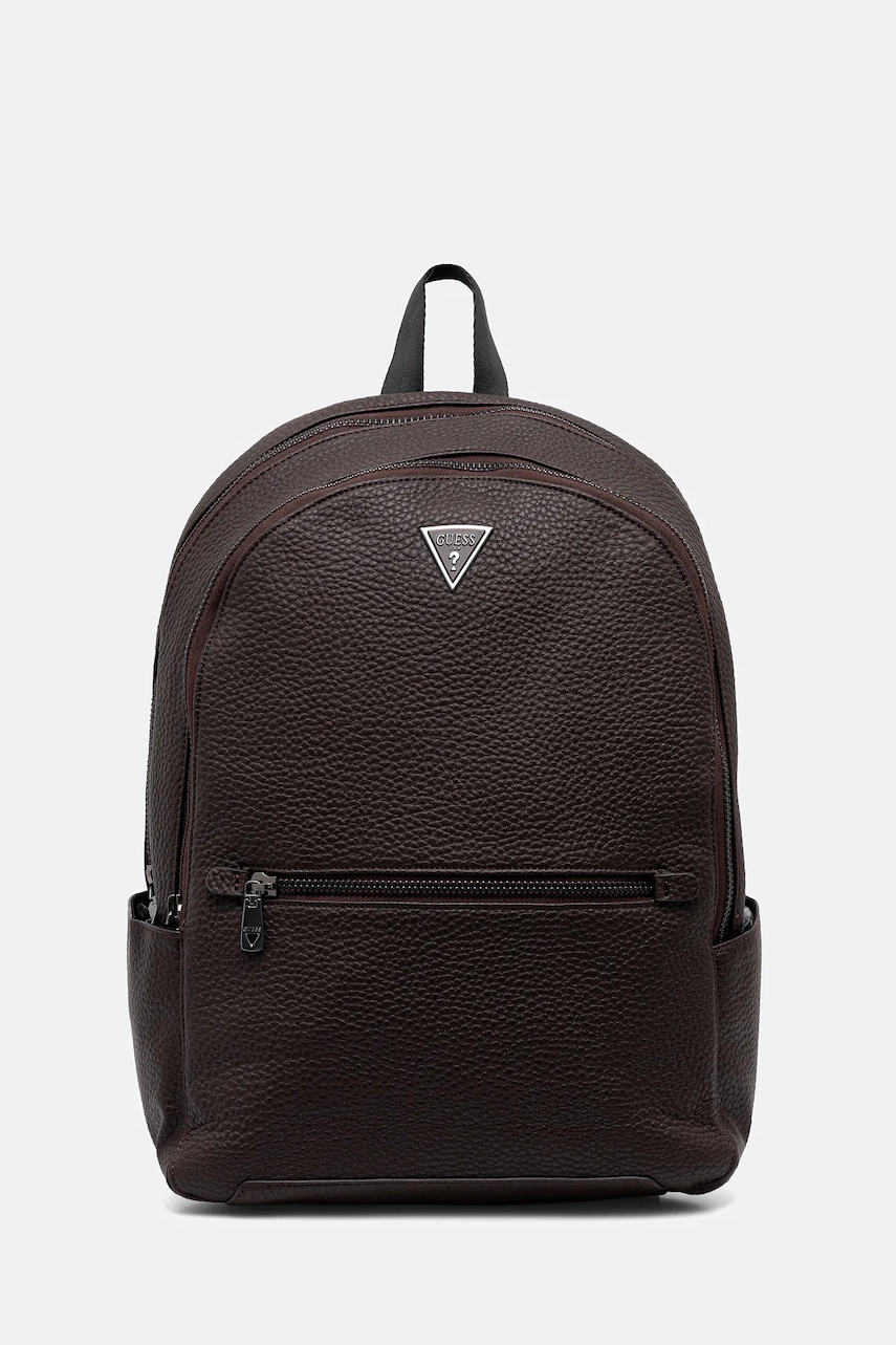 Levně Batoh Guess TORINO pánský, hnědá barva, velký, HMTOGR P5275