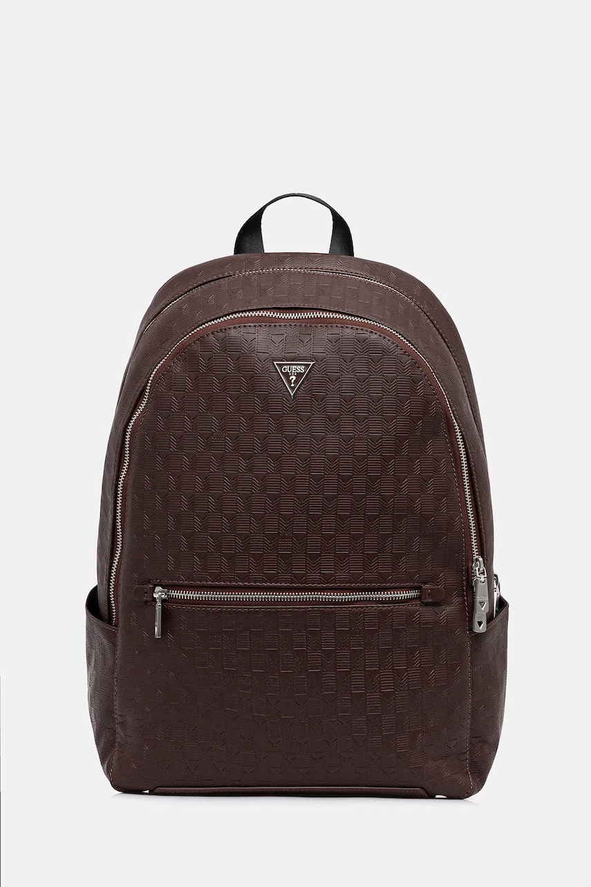 Batoh Guess TORINO pánský, hnědá barva, velký, HMTODE P5275