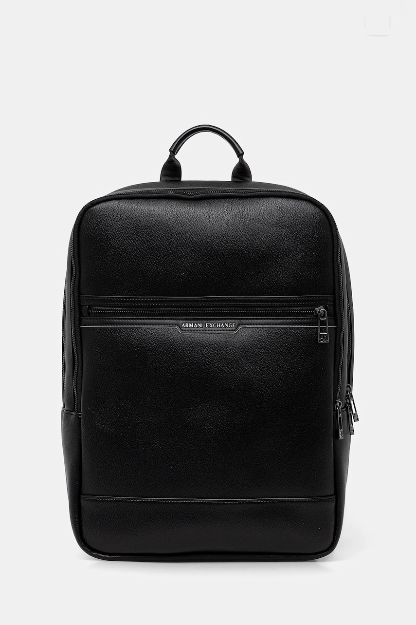 Armani Exchange rucsac culoarea negru, mare, uni, XM001600 AF17205