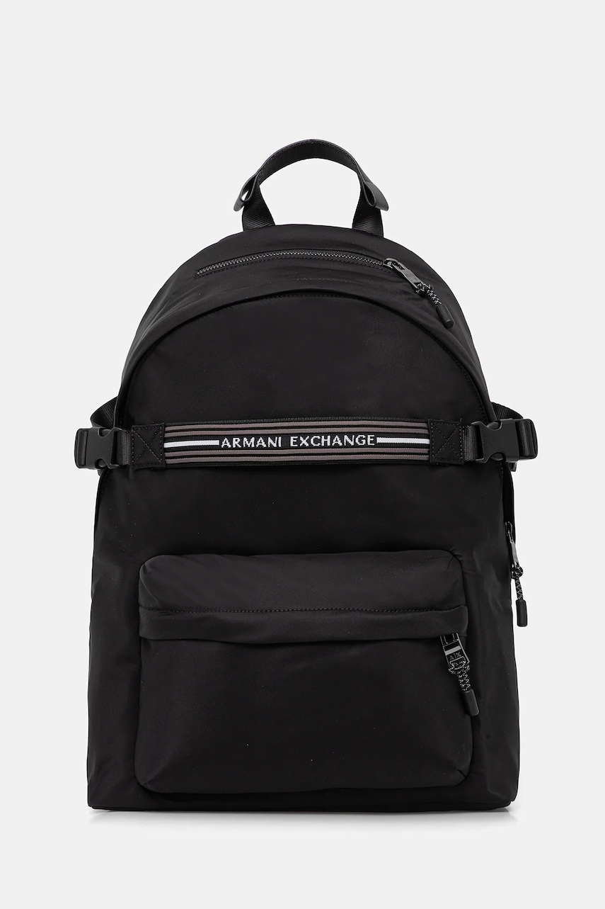 Armani Exchange rucsac culoarea negru, mare, uni, XM001604 AF17206