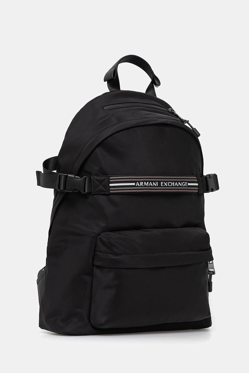 Рюкзак Armani Exchange цвет чёрный большой однотонный XM001604 AF17206 Рюкзак Armani Exchange цвет чёрный большой однотонный XM001604 AF17206