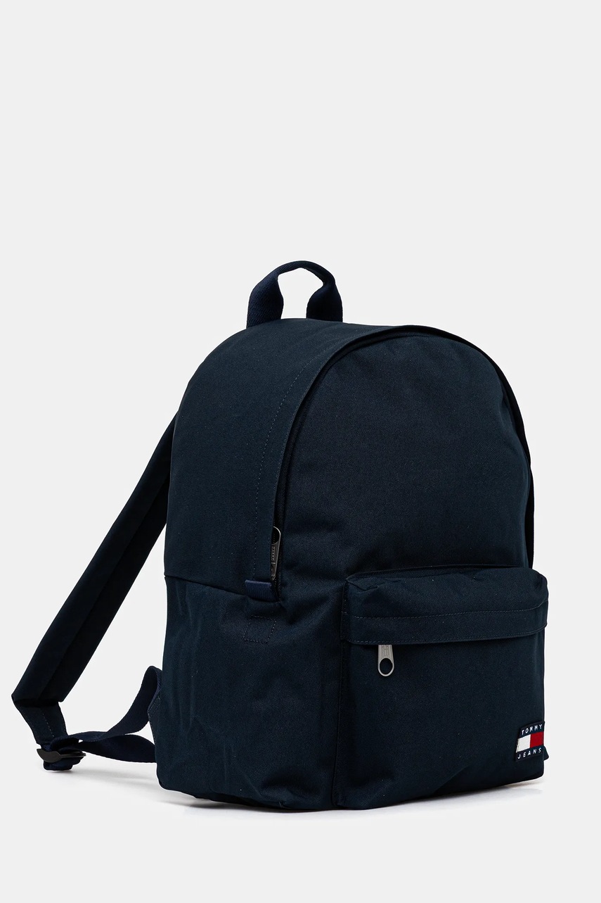 Рюкзак Tommy Jeans цвет синий большой однотонный AM0AM13726 Рюкзак Tommy Jeans цвет синий большой однотонный AM0AM13726