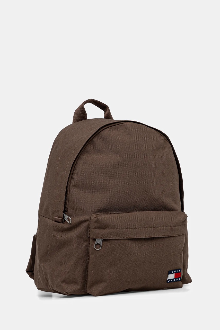 Рюкзак Tommy Jeans цвет коричневый большой однотонный AM0AM13726