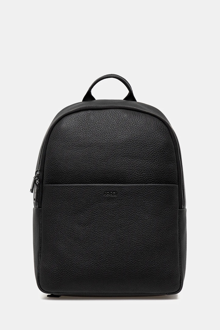 Joop! ghiozdan de piele culoarea negru, mare, uni, 4140006304
