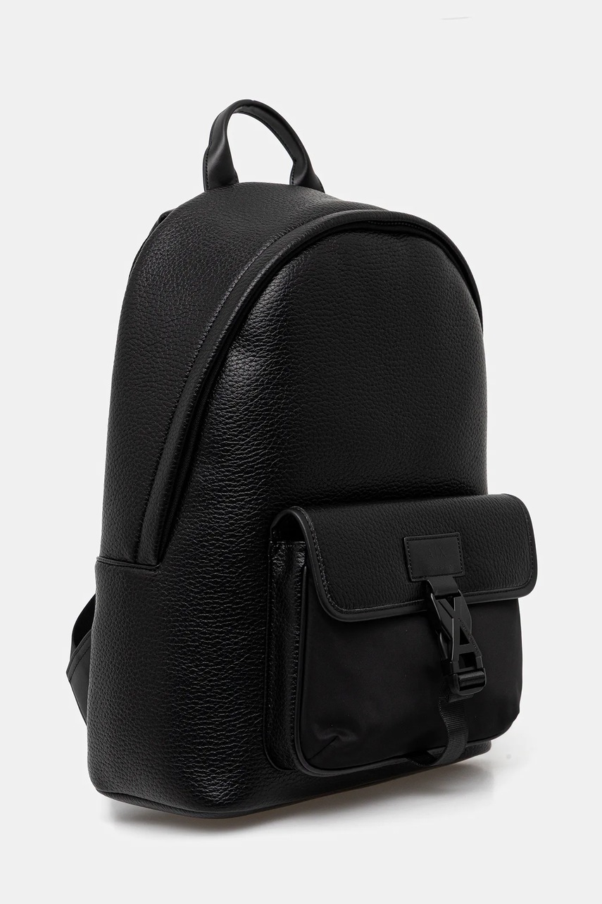 Рюкзак Armani Exchange цвет чёрный большой с аппликацией XM001608 AF17207