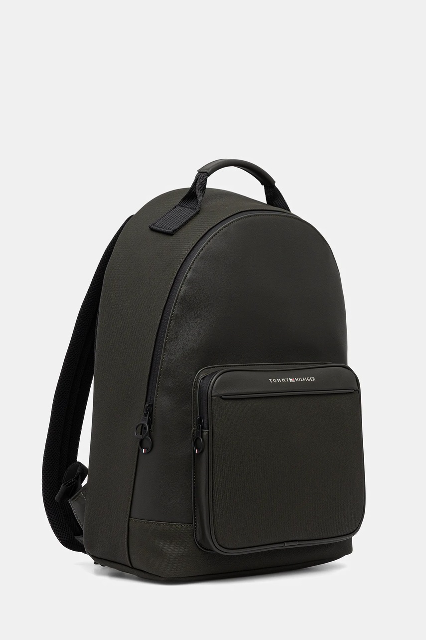 Рюкзак Tommy Hilfiger цвет зелёный маленький однотонный AM0AM13623