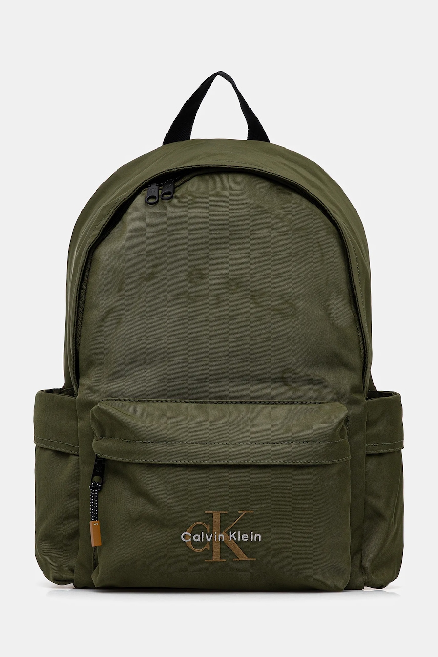 Levně Batoh Calvin Klein pánský, zelená barva, velký, LV04D3114G