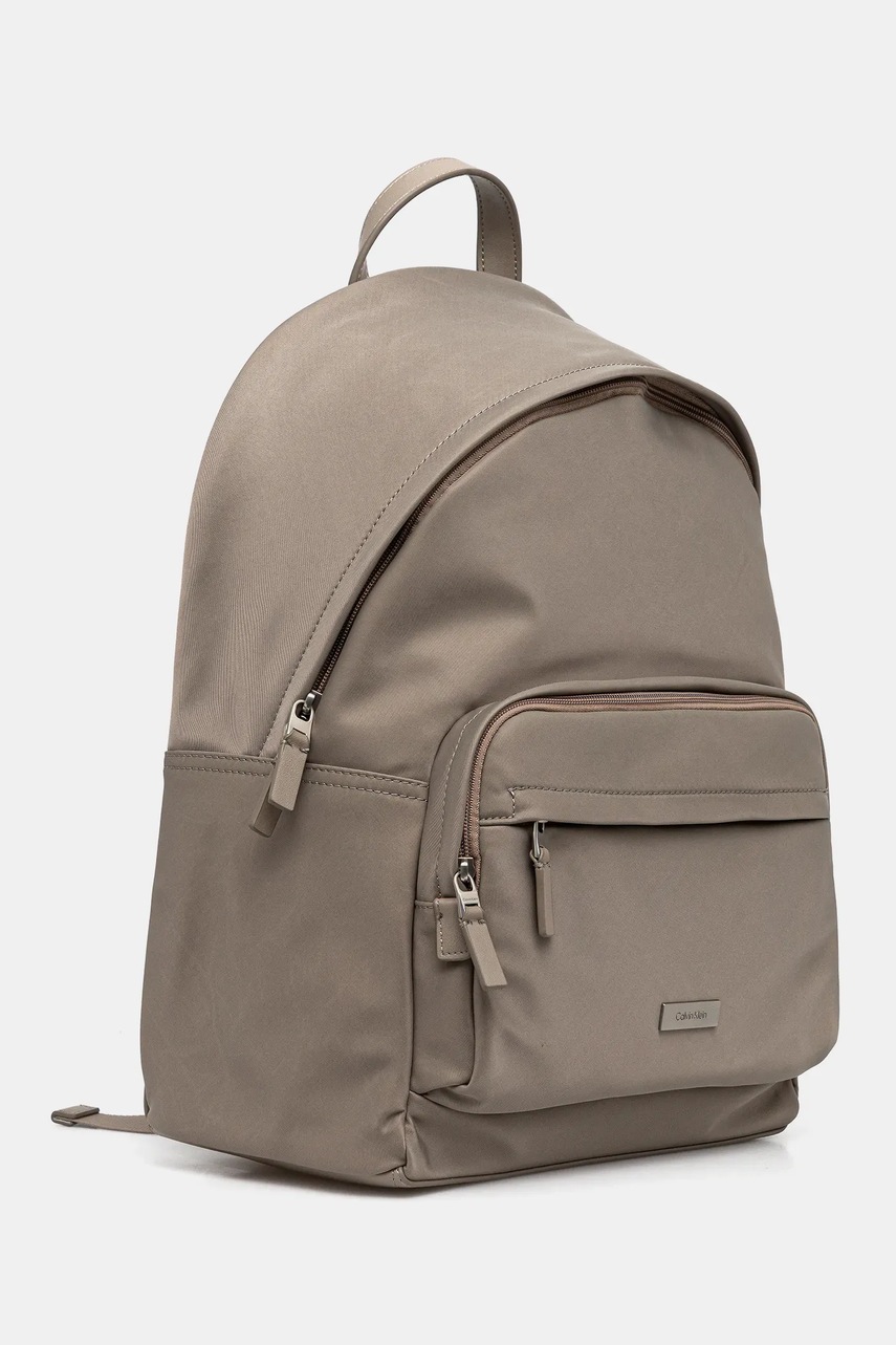 Рюкзак Calvin Klein цвет бежевый большой однотонный LV04D3143G