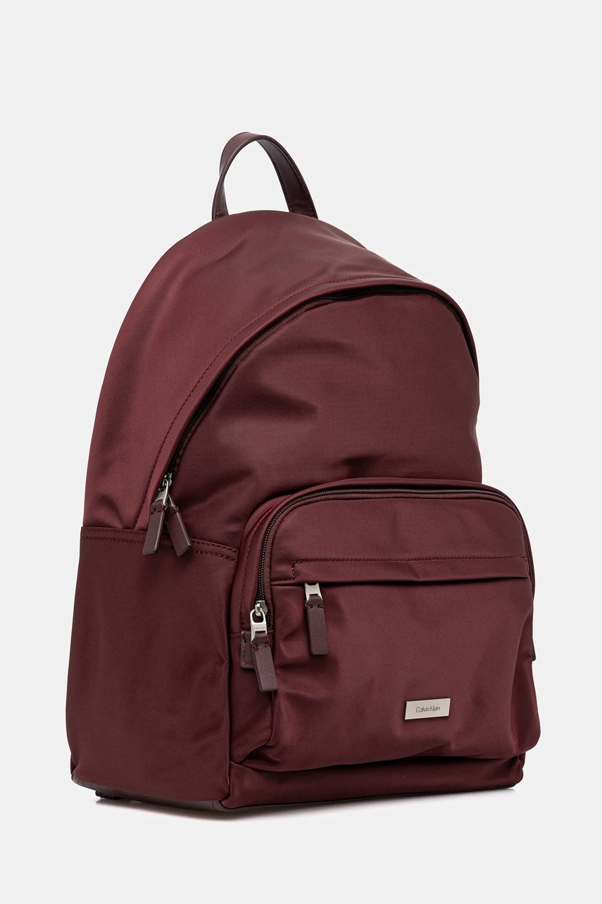 Рюкзак Calvin Klein цвет бордовый большой однотонный LV04D3143G