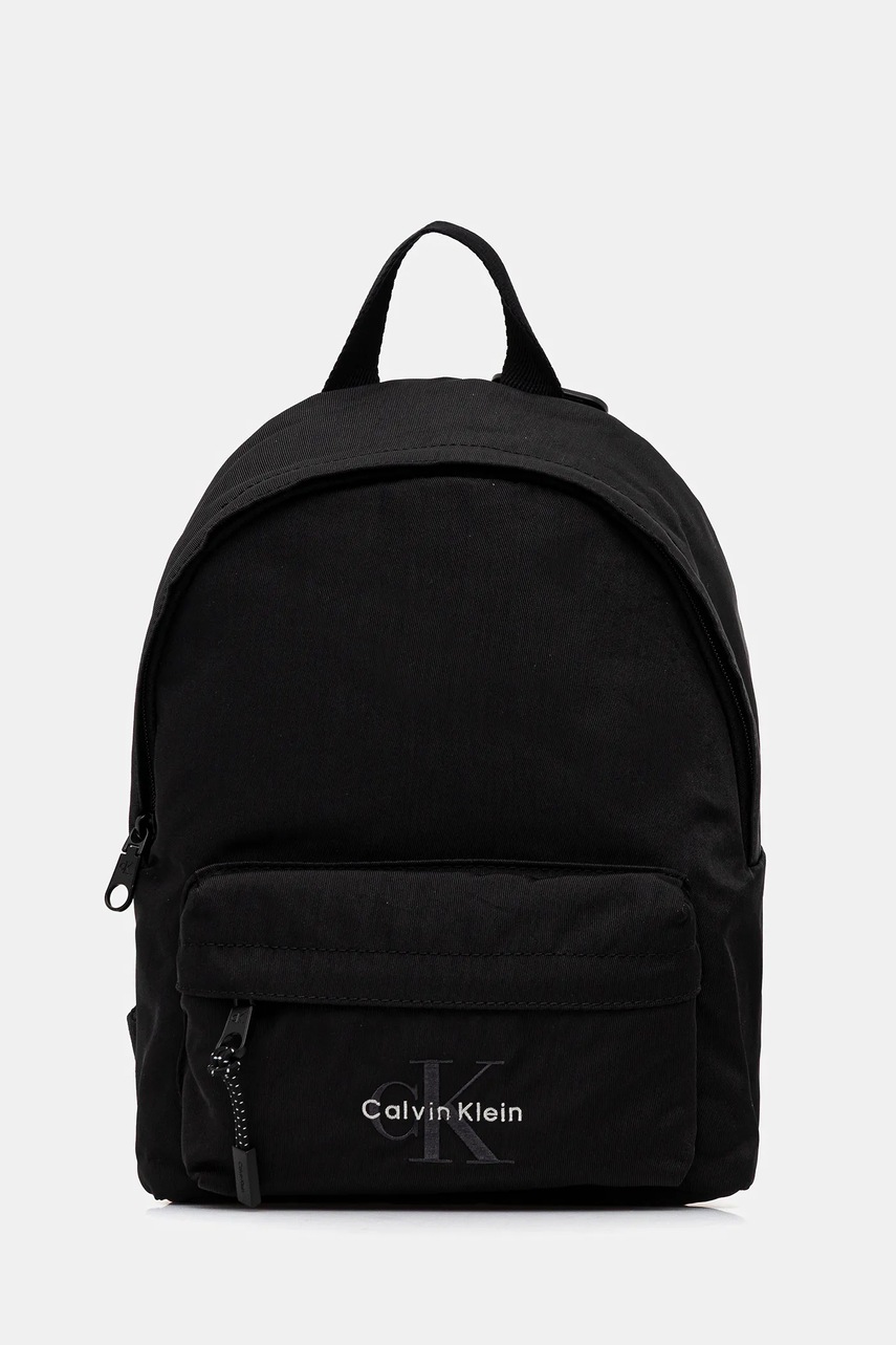 Levně Batoh Calvin Klein pánský, černá barva, malý, s aplikací, LV04D3257G