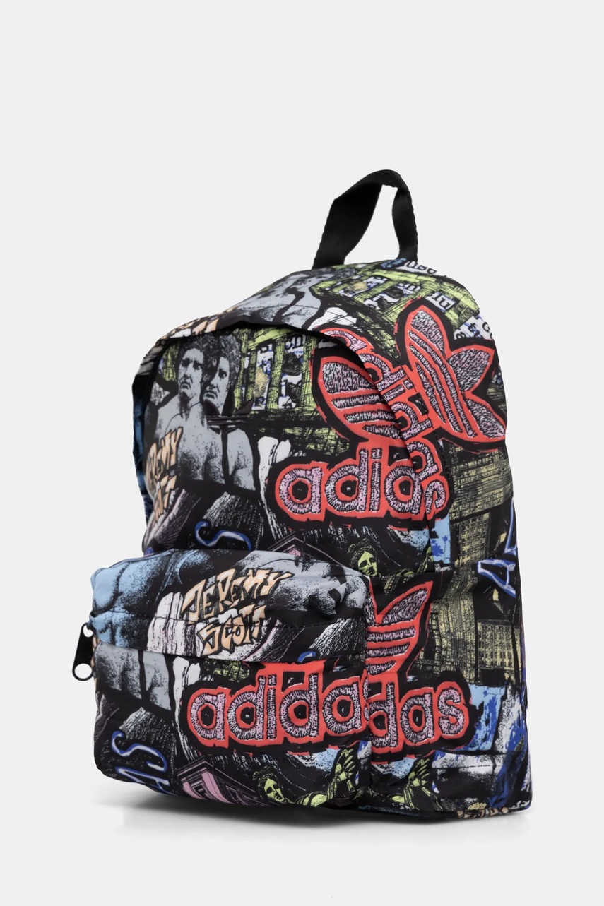 Рюкзак adidas Originals Pride x Jeremy Scott цвет чёрный маленький узор JX3210