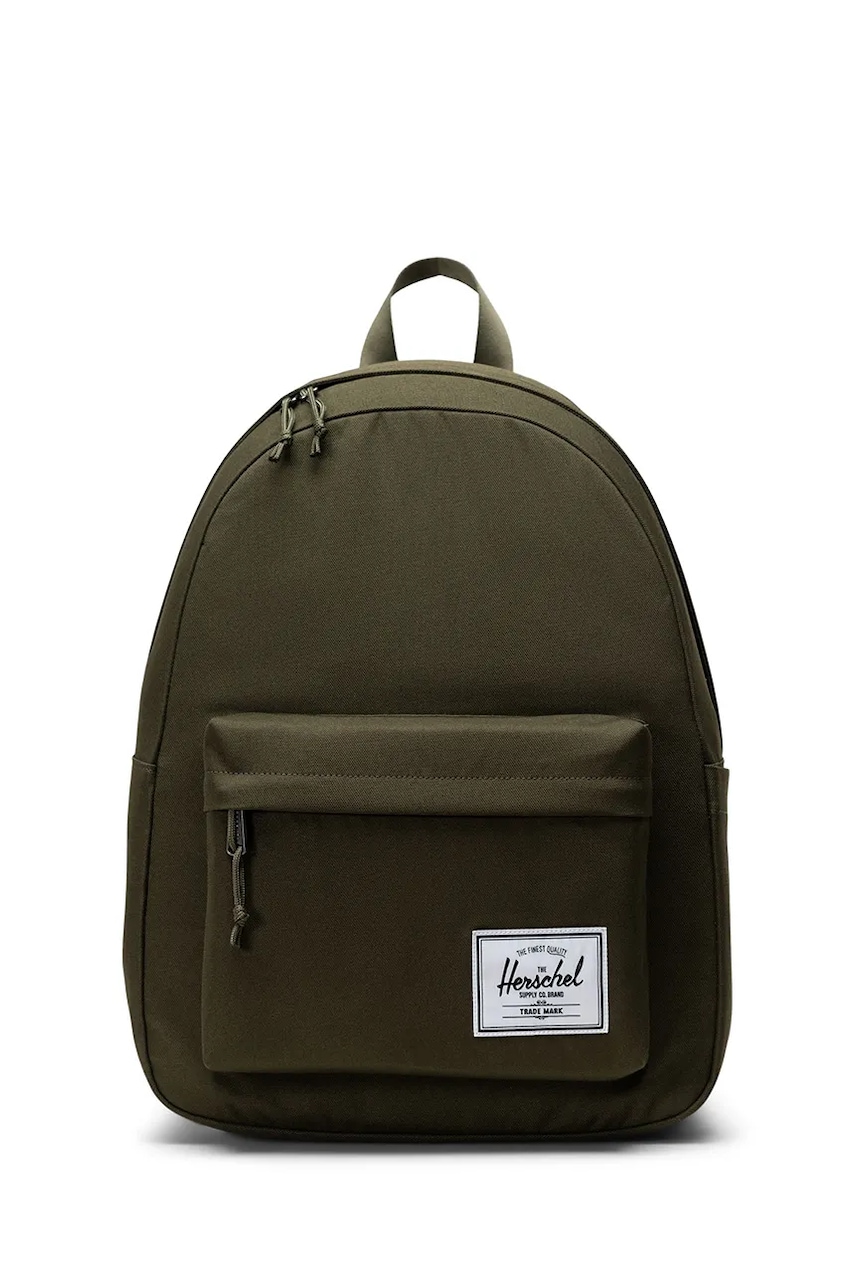 Herschel rucsac Classic™ 26 L culoarea verde, mare, neted, 11544-04281-OS