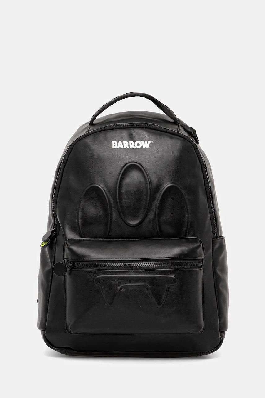 Barrow rucsac culoarea negru, mare, cu imprimeu, F5BWUABP090