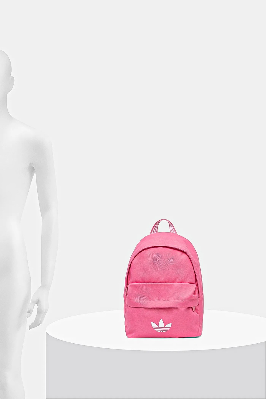 Σακίδιο πλάτης adidas Originals Adicolor χρώμα: ροζ, JX0218 φωτογραφία