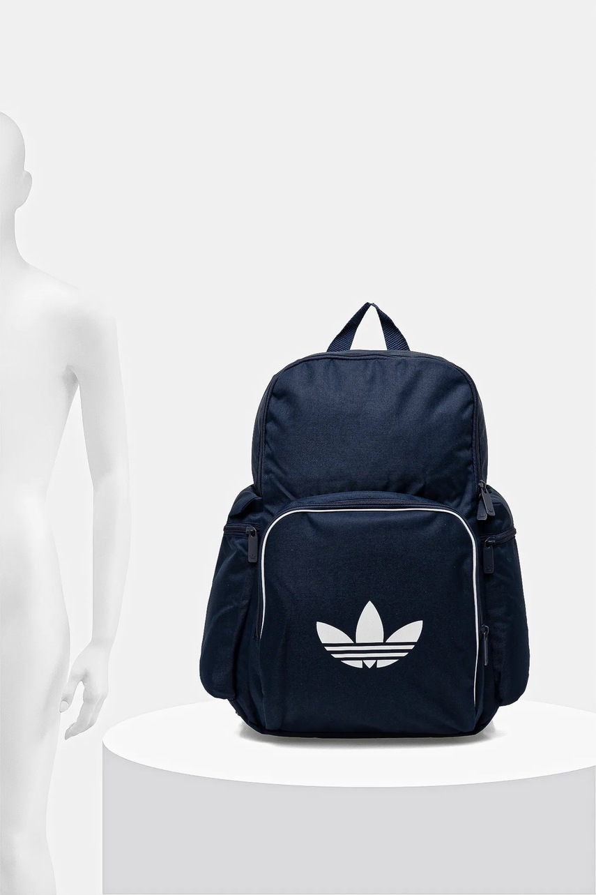 Σακίδιο πλάτης adidas Originals Adicolor χρώμα: ναυτικό μπλε, JX0239 φωτογραφία