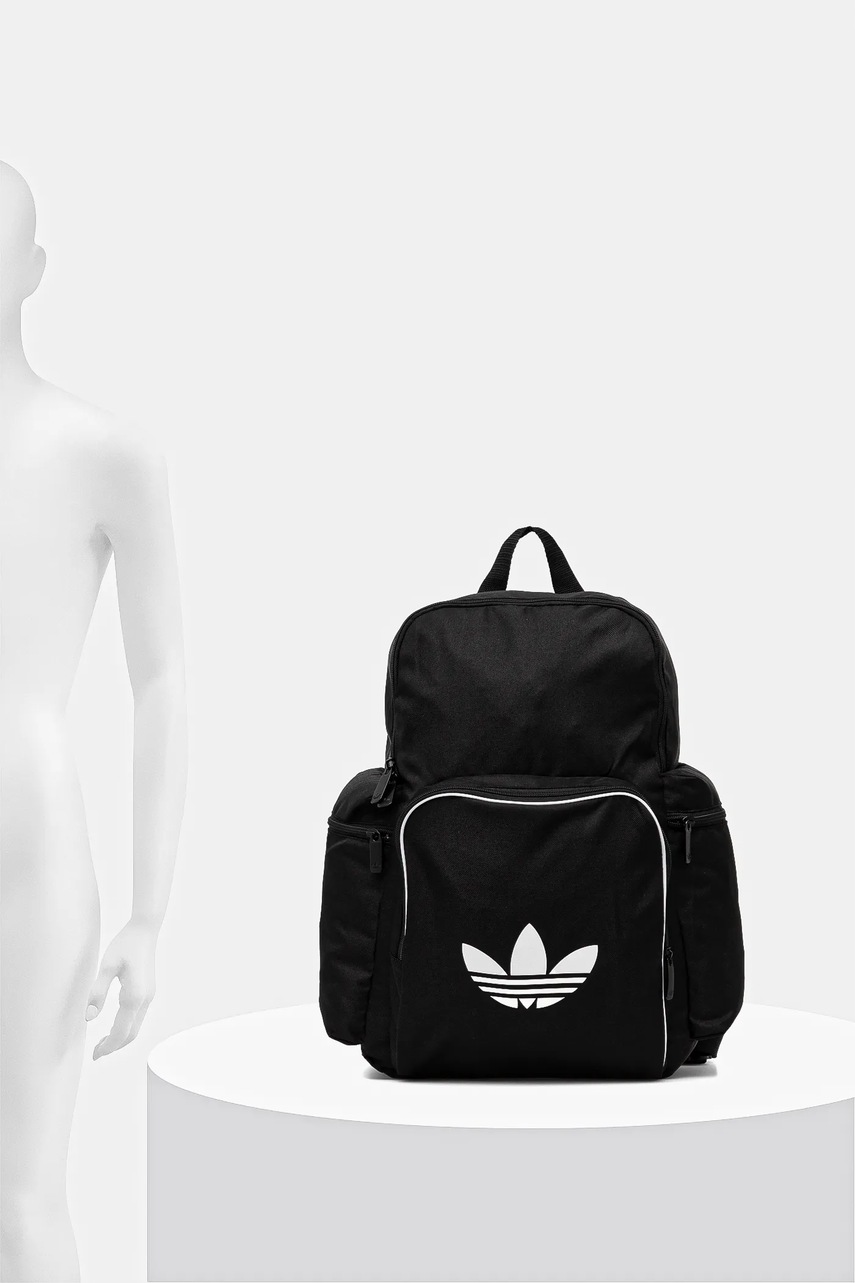 Σακίδιο πλάτης adidas Originals Adicolor χρώμα: μαύρο, JX0240 φωτογραφία