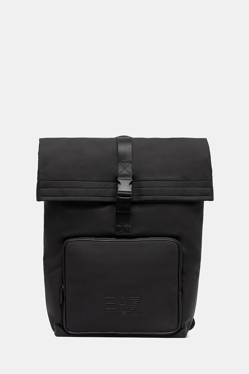 EA7 Emporio Armani rucsac culoarea negru, mare, uni, AF13811.7X000287