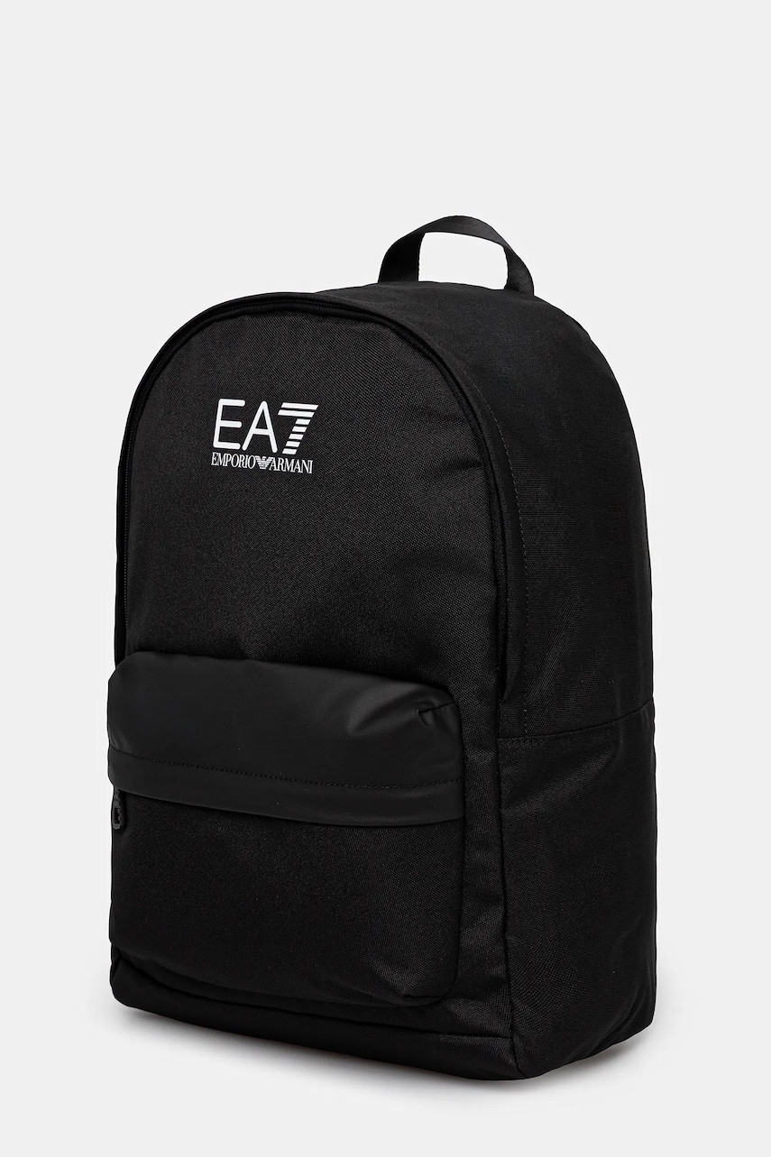 Рюкзак EA7 Emporio Armani цвет чёрный большой с принтом AF19722.7X000390 Рюкзак EA7 Emporio Armani цвет чёрный большой с принтом AF19722.7X000390
