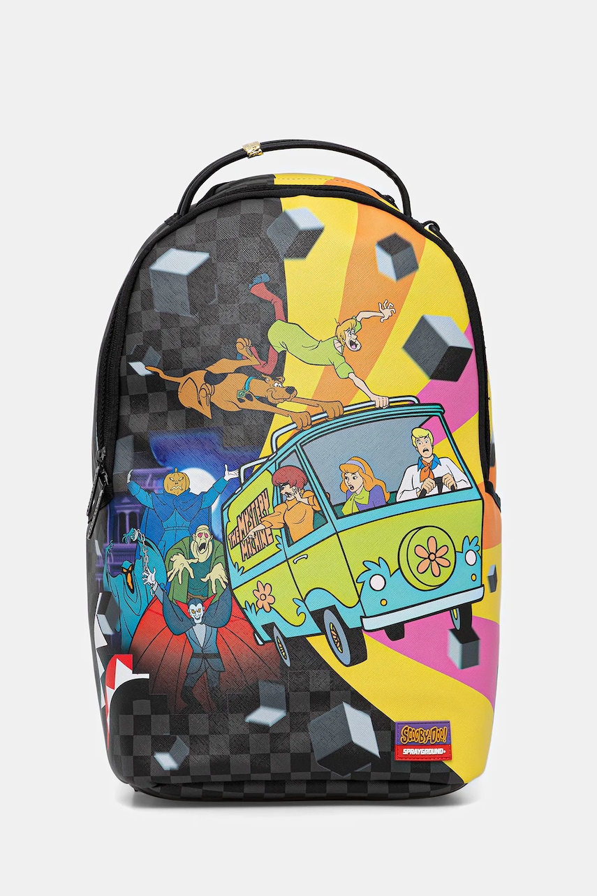 Sprayground rucsac culoarea galben, mare, cu imprimeu, 910B7821NSZ