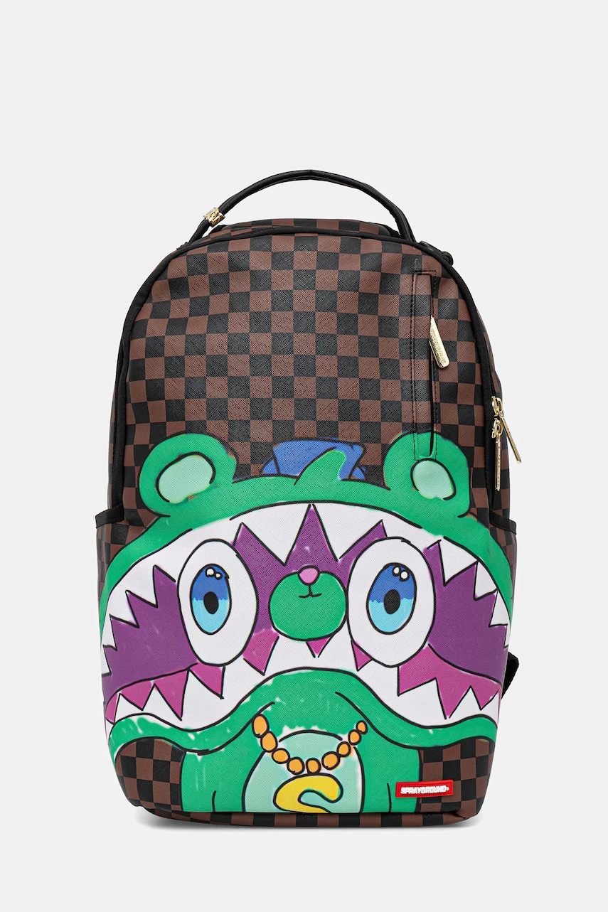 Sprayground rucsac culoarea maro, mare, cu imprimeu, 910B7680NSZ
