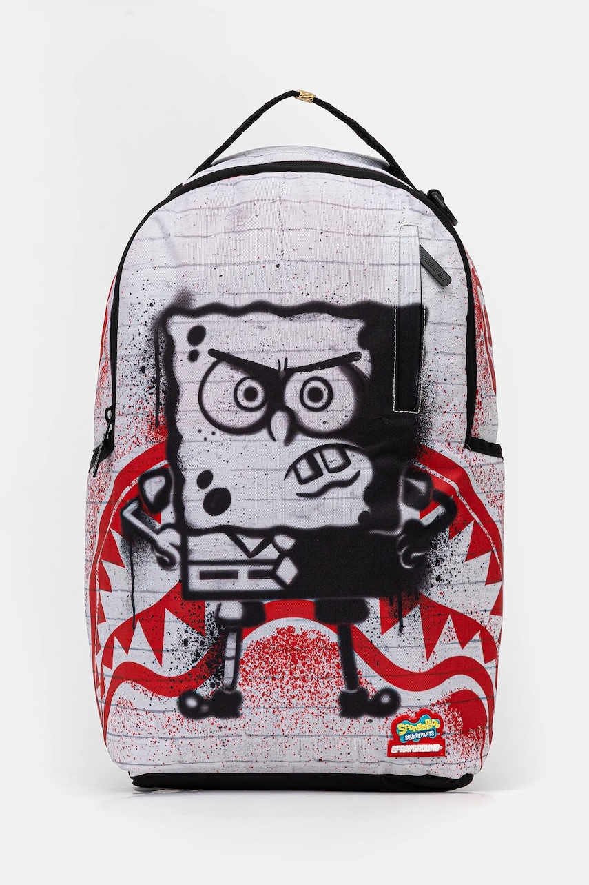 Sprayground rucsac culoarea alb, mare, cu imprimeu, 910B7327NSZ