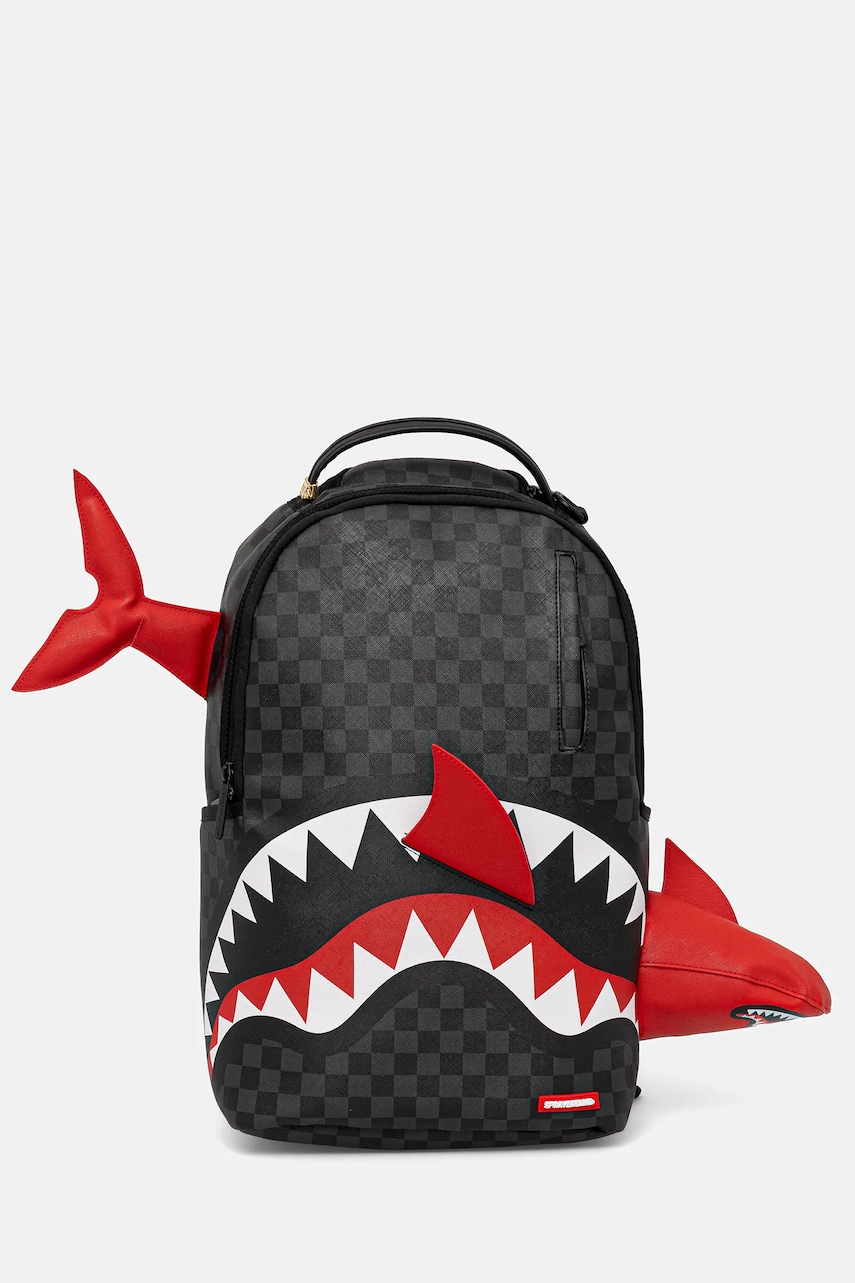 Sprayground rucsac culoarea gri, mic, cu imprimeu, 910B7634NSZ